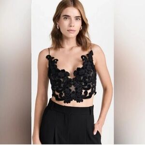 Zimmermann Sensory Velvet Lace Bodice Size 2